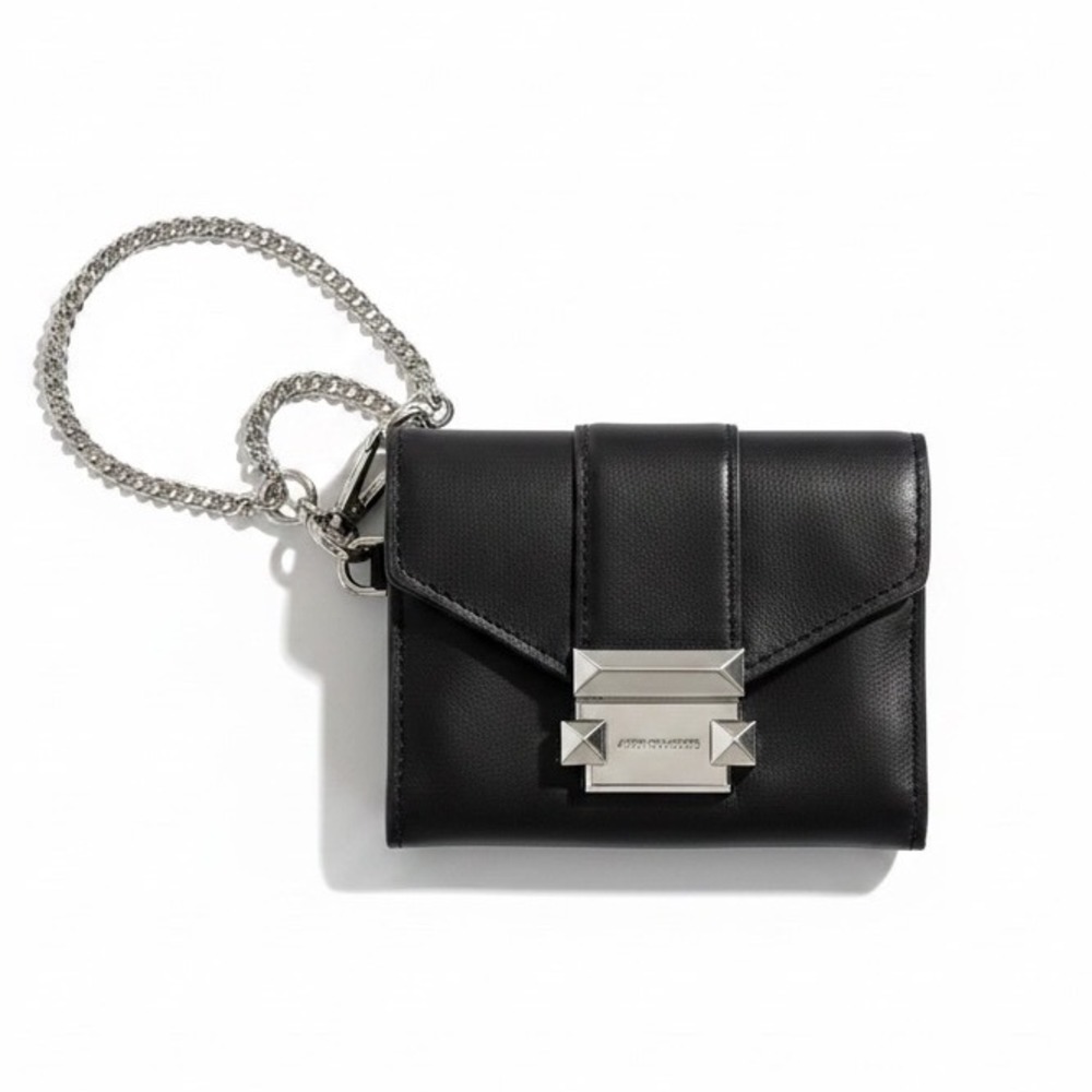 Michael Kors Leather Studded Wristlet